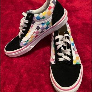 Vans Off the Wall Sneakers Kids Size 3